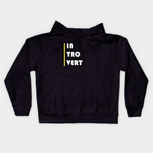 Introvert design Kids Hoodie